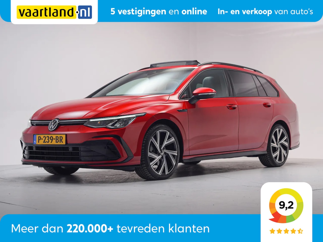 Volkswagen Golf Variant - 1.5 TSI R-Line Aut. [ Panorama Harman/Kardon Virtual Navi ] - AutoWereld.nl