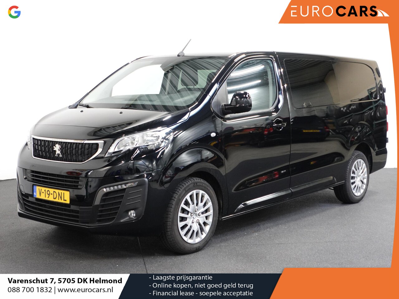 Peugeot Expert - 180pk Automaat L3H1 Long Premium Dubbele Cabine Trekhaak Navigatie Euro6 - AutoWereld.nl