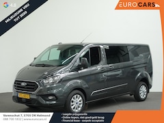 Ford Transit Custom - 300 2.0 TDCI L2H1 Limited Dubbele Cabine Automaat Navigatie Airco 2 Schuifdeuren Trekhaak