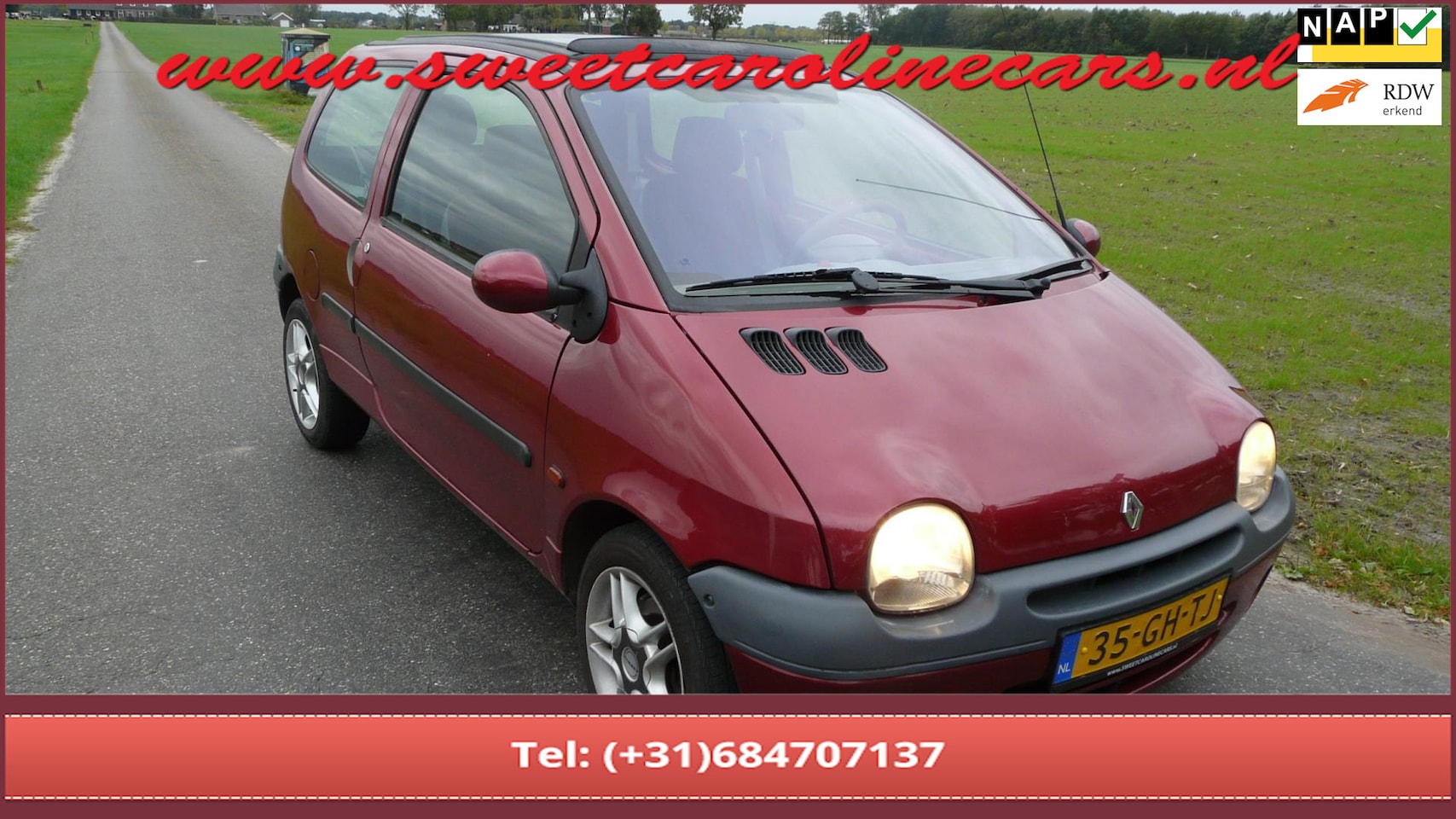 Renault Twingo - 1.2 Initiale 1.2 Initiale,Automaat!,Panoramadak,Elec.pakket,Lmv's,Trekhaak! - AutoWereld.nl