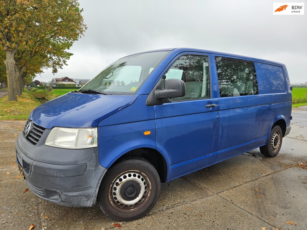 Volkswagen Transporter - 1.9 TDI 340 Budgetline DC/ dubbelcabine/ airco/ lang model - AutoWereld.nl