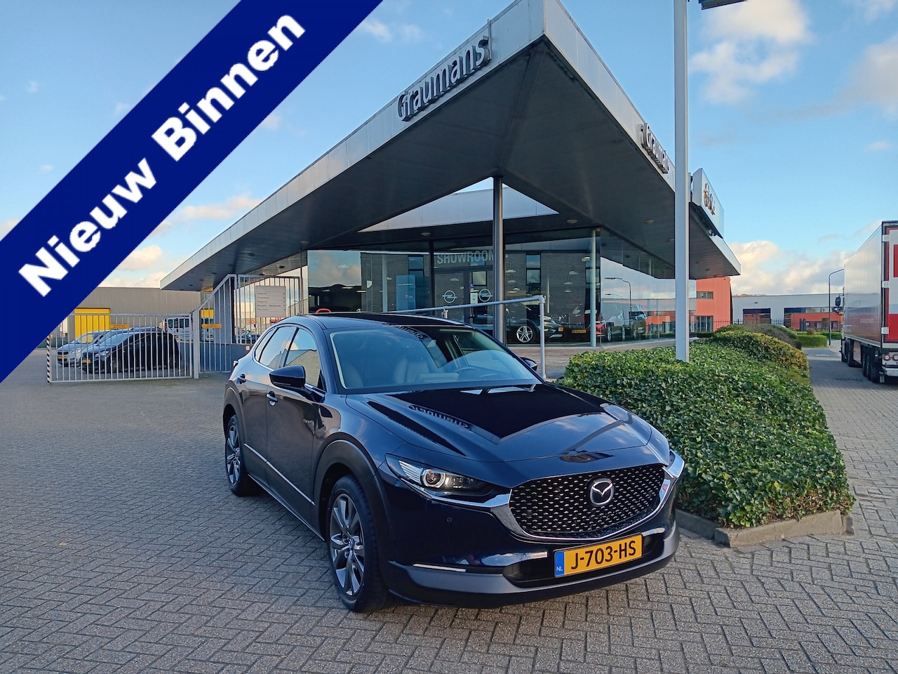 Mazda CX-30 - 2.0 e-SkyActiv-X M Hybrid 180PK Luxury AUTOMAAT, Leder, Navi, Clima, Head-up, etc. incl. 1 - AutoWereld.nl