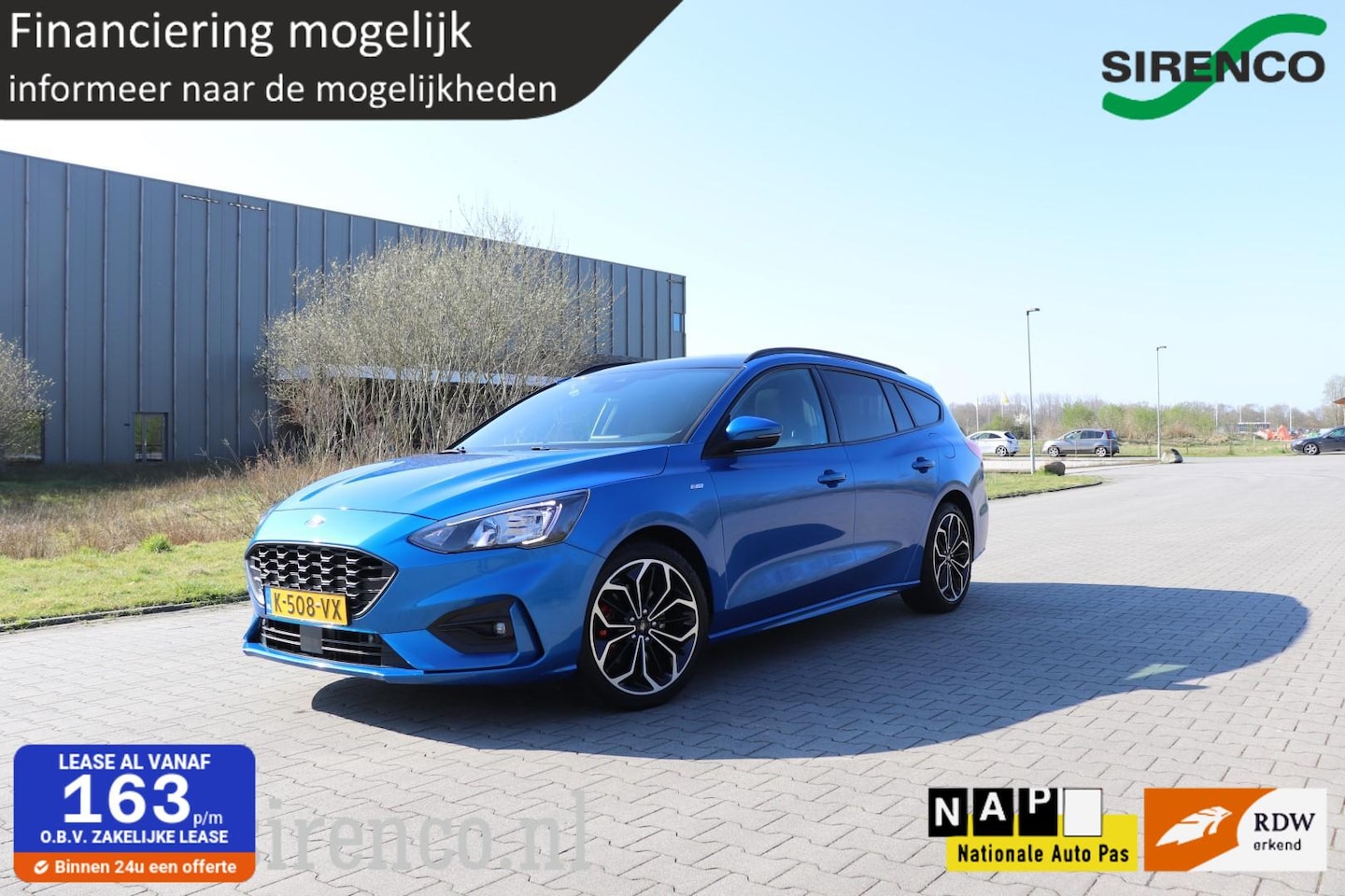 Ford Focus Wagon - 1.0 EcoBoost ST Line X full virtual cockpit dab stoel & stuurverwarming climate en cruise - AutoWereld.nl