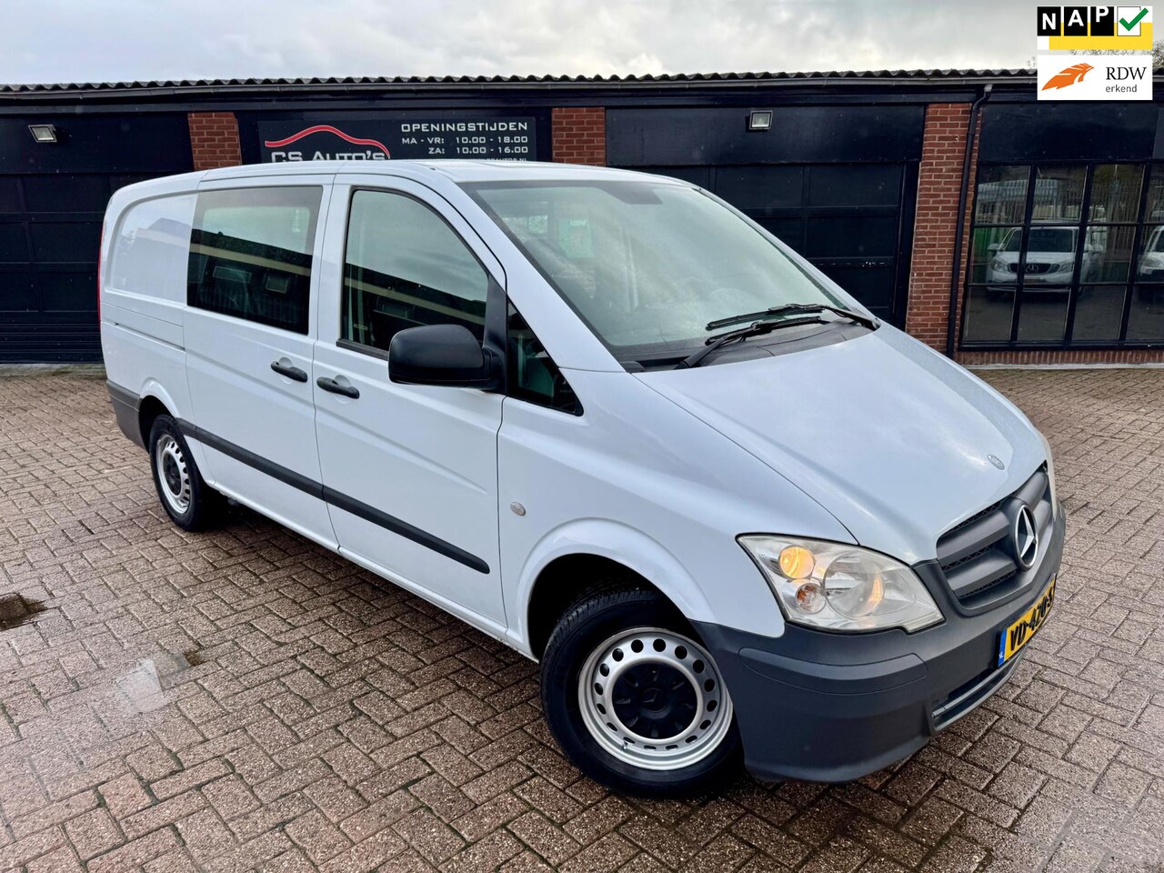 Mercedes-Benz Vito - 113 CDI|136pk|lang|dubbel cabine|automaat|airco - AutoWereld.nl