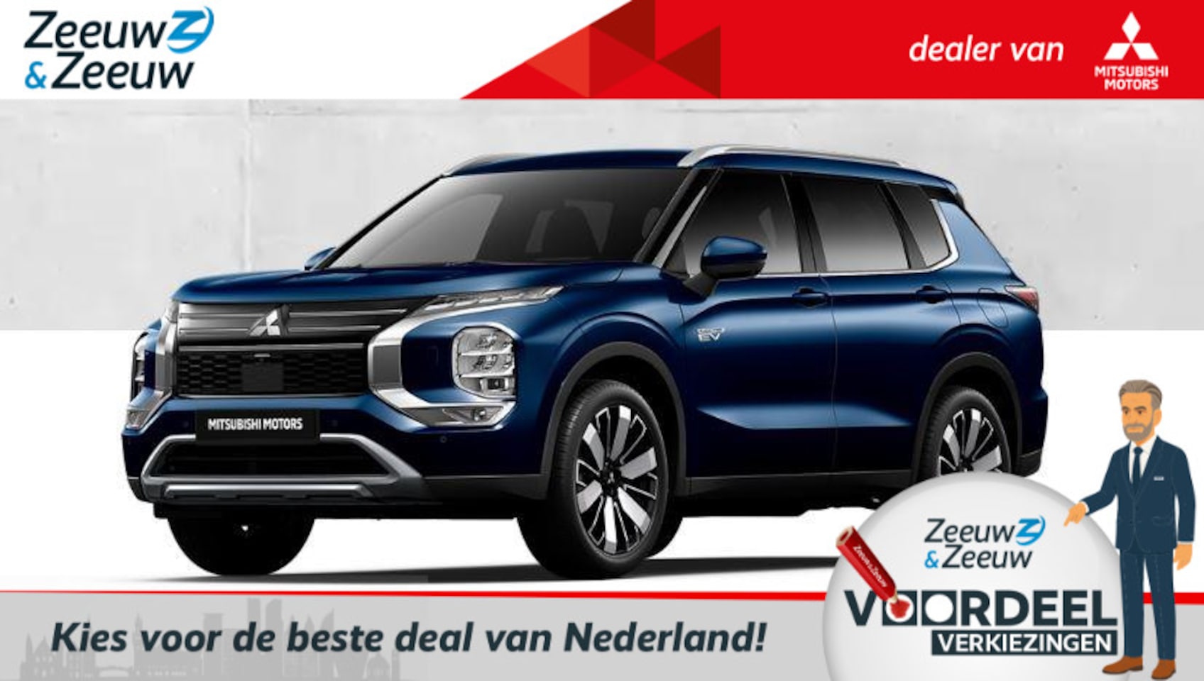 Mitsubishi Outlander - 2.4 PHEV First Edition € 4000,- Voorraad korting | Snel leverbaar|  8 jaar garantie | Vana - AutoWereld.nl
