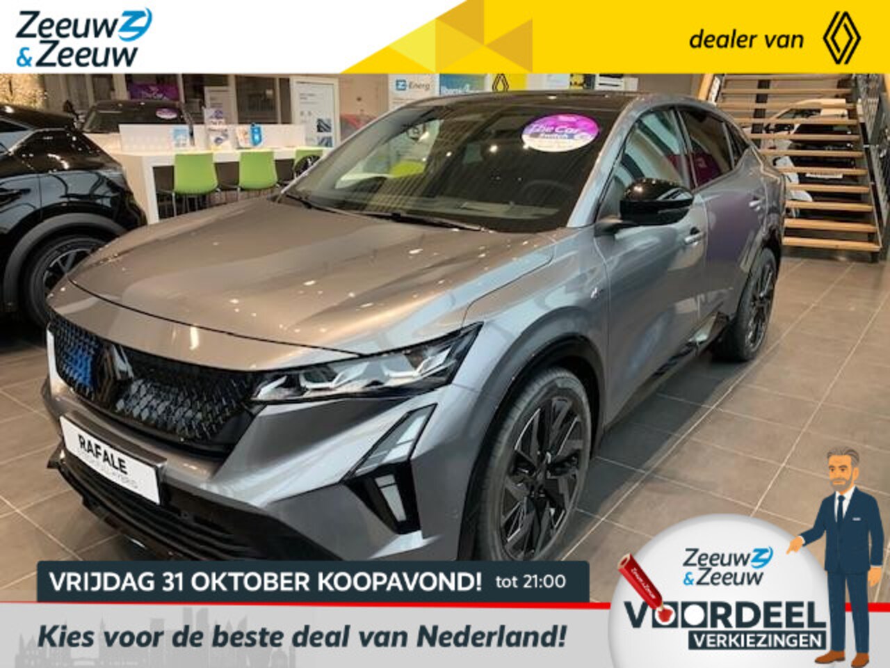 Renault Rafale - 1.2 E-Tech full hybrid 200 esprit Alpine * € 3.000,- VOORRAAD VOORDEEL * NU INCL. 5 JAAR G - AutoWereld.nl