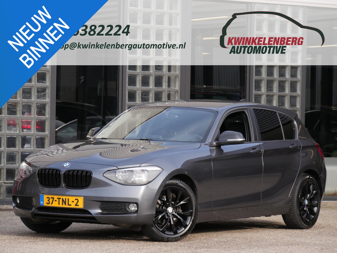BMW 1-serie - 116i NAVI/ SHADOW LINE/ ALL-SEASON BANDEN - AutoWereld.nl