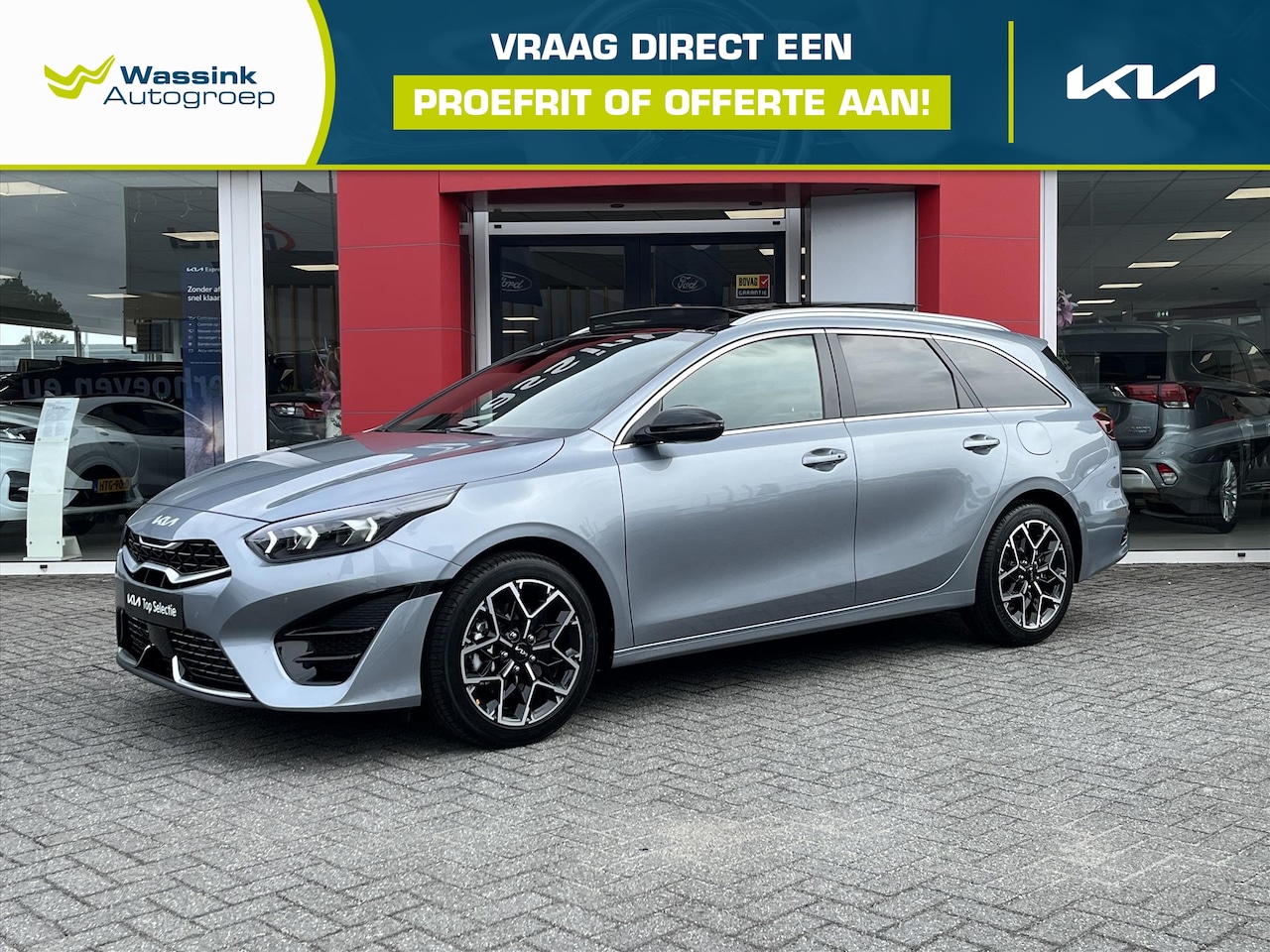 Kia Cee'd Sportswagon - Cee D GT-PlusLine MY25 1.5 T-GD | Panoramadak | Stoelverwarming Voor + Achter | Navigatie - AutoWereld.nl