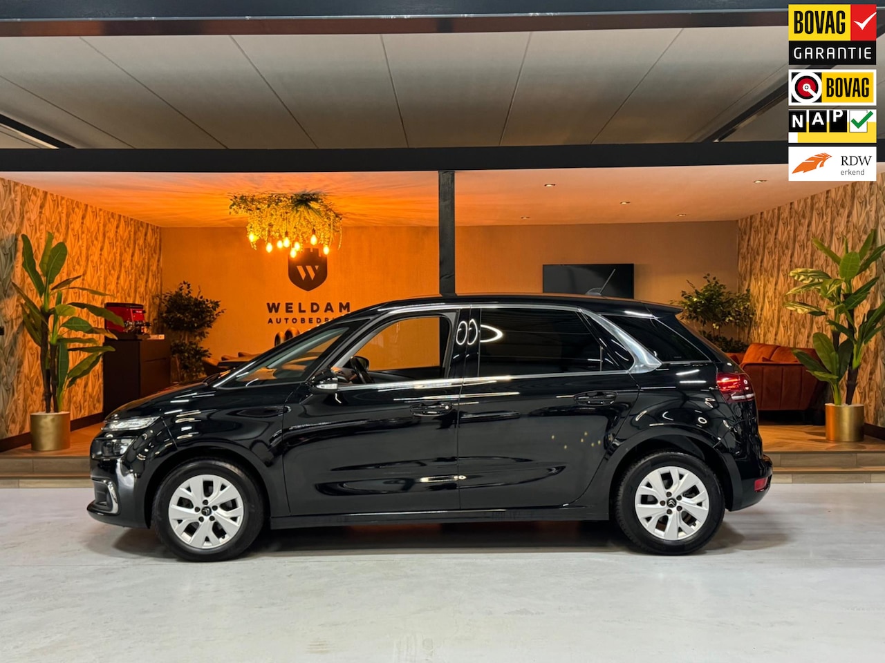 Citroën C4 SpaceTourer - 1.2 PureTech Garantie LED CarPlay Navi Clima Cruise Lane PDC Rijklaar - AutoWereld.nl