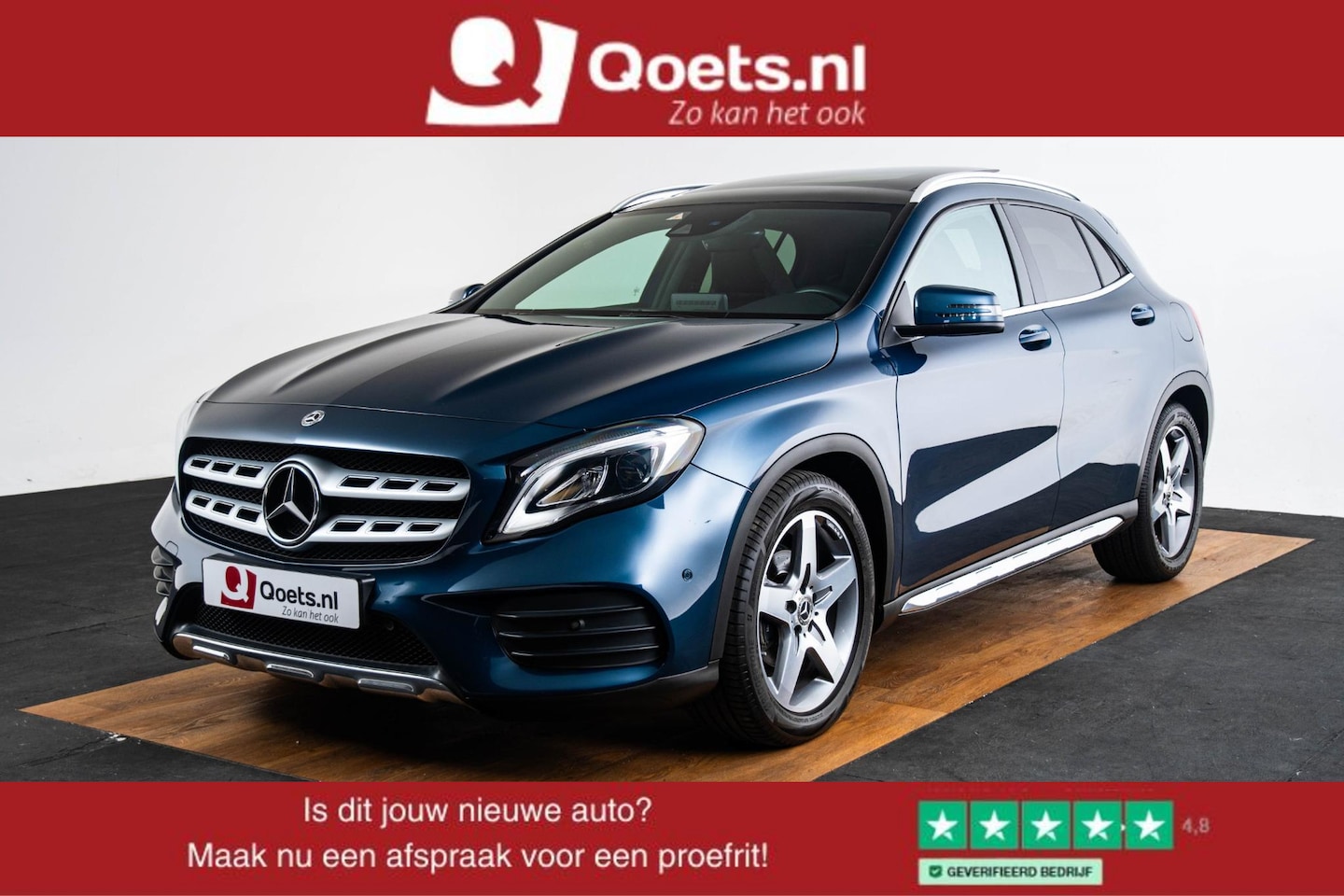 Mercedes-Benz GLA-Klasse - 180 Sport Edition Premium AMG Line Exterieur - Panoramaschuifdak - Stoelverwarming voor - - AutoWereld.nl