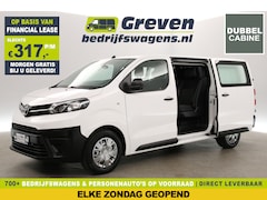 Toyota ProAce Worker - 2.0 D-4D L3H1 | DC | 2xSchuifdeur | Airco | Cruise | Trekhaak | Stoelverw