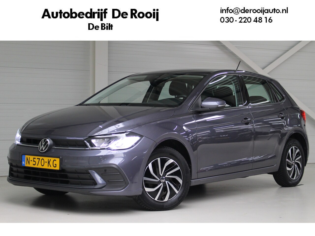 Volkswagen Polo - 1.0 TSI Life Navigatie | Airco | Lichtmetalen Velgen | Parkeersensoren | - AutoWereld.nl