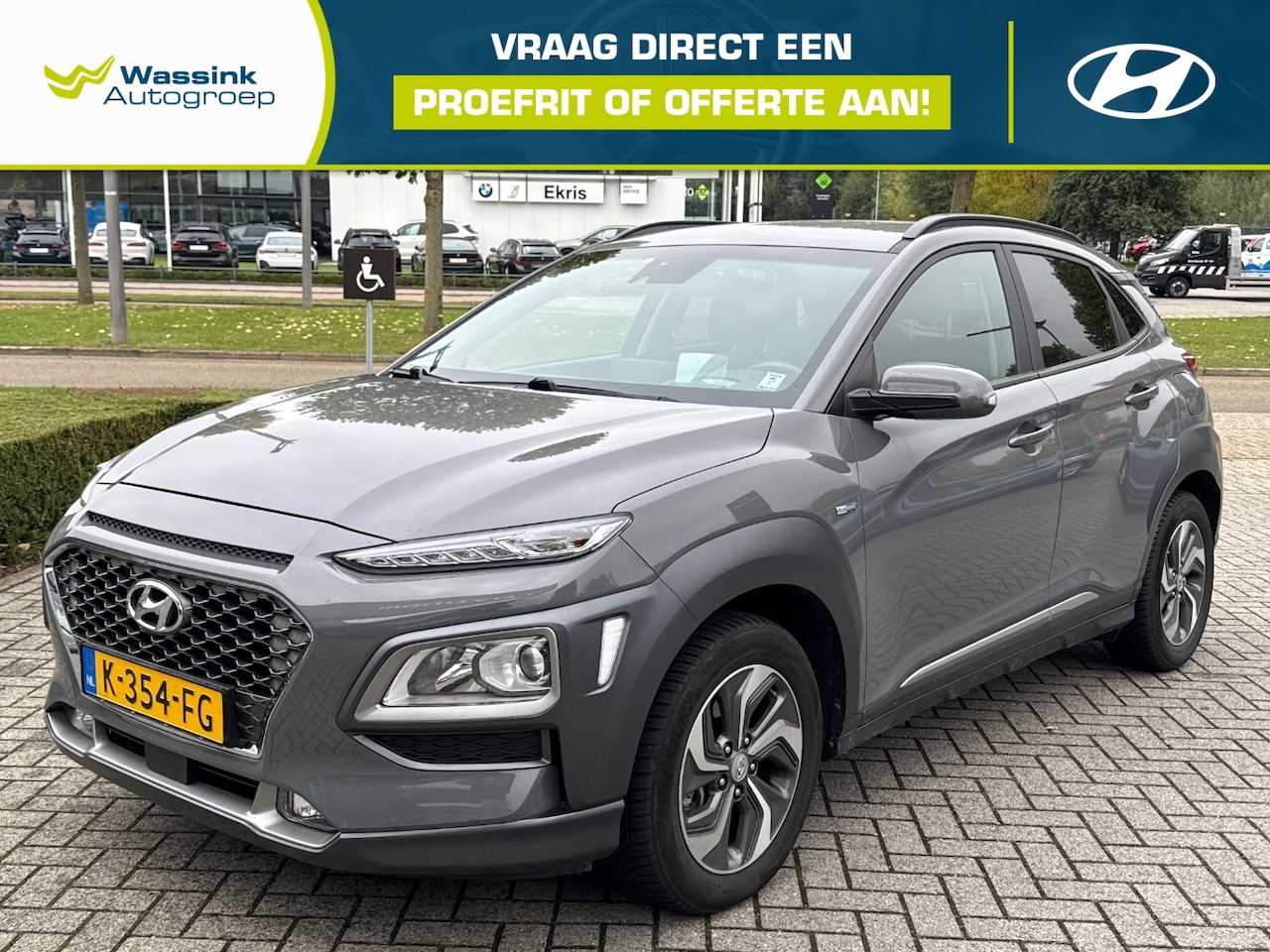 Hyundai Kona - GDI 141pk HEV 2WD Fashion | All Season Banden | Navigatie | Head-up Display | Dode Hoek De - AutoWereld.nl