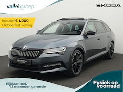 Skoda Superb Combi - 1.4 TSI 218 pk DSG iV Sportline Business | Panoramadak | Trekhaak | Geheugenstoelen | Matr