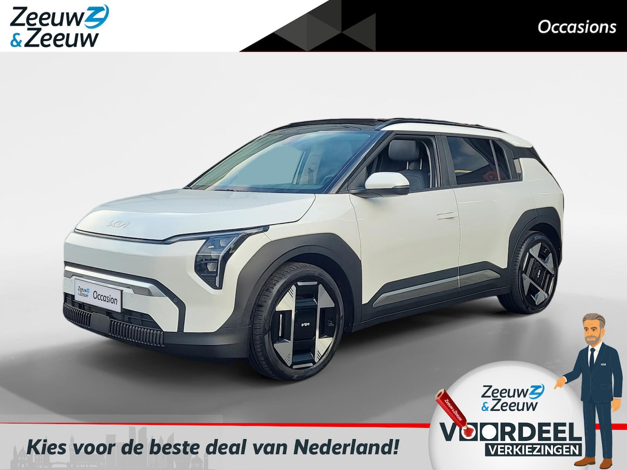 Kia EV3 - Plus Advanced 58.3 kWh 204 PK | 1e Eigenaar | Fabrieksgarantie t/m 30-05-2032 + 3x 1 jaar* - AutoWereld.nl