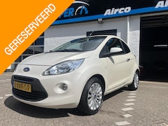 Ford Ka - 1.2 Metal start/stop /Nieuwe apk bij aflevering/Parelmoer/Lm velgen/Panorama raam