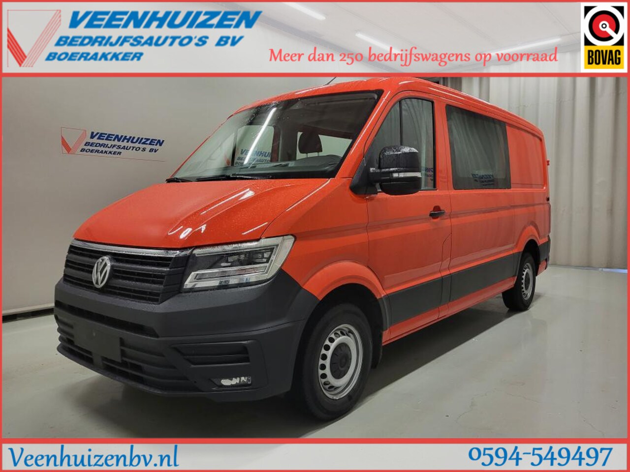 Volkswagen Crafter - 2.0TDI 177pk L3/H2 Dubbele Cabine Euro 6! - AutoWereld.nl