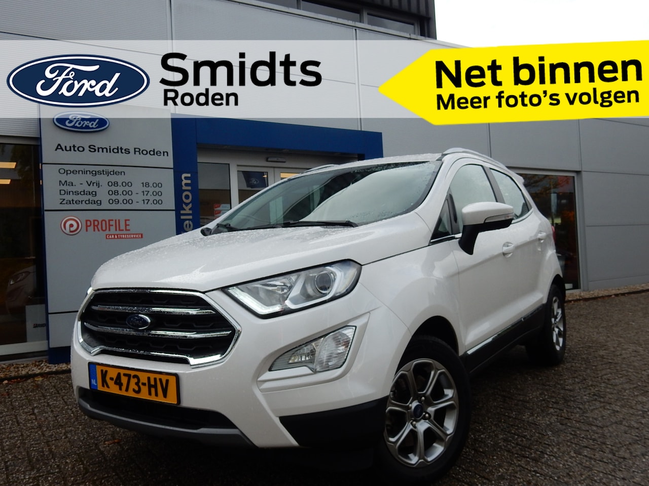 Ford EcoSport - 1.0 125PK Titanium | Trekhaak | ISOFIX | Navigatie | Half leder | Dealer onderhouden | - AutoWereld.nl