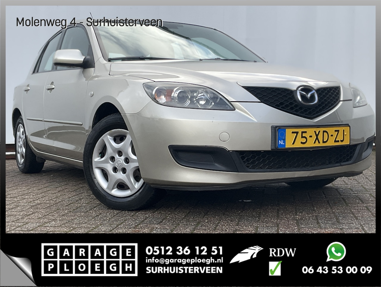 Mazda 3 - 1.6 S-VT Automaat Airco 5-Deurs Keurig nette Touring - AutoWereld.nl