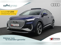Audi Q4 Sportback e-tron - 40 S edition 77 kWh 204 pk | Panoramadak | Leder fijnnappa | Head-up display | Sonos |