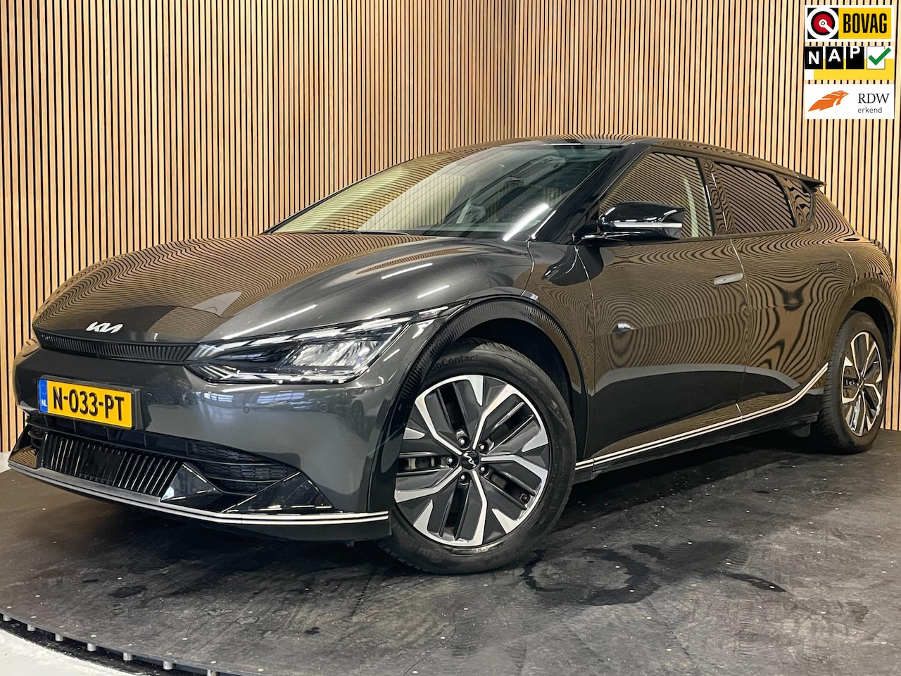 Kia EV6 - Plus 77.4 kWh|GROTE ACCU|ACC|LEDER|MERIDIAN|MEMORY|CAMERA|CARPLAY|STOELVERW./VENT.|STUURVE - AutoWereld.nl