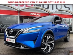 Nissan Qashqai - 1.3 MHEV XTRONIC 158PK TEKNA+ BOSE LEER PANO-DAK NAVI CAMERA CARPLAY MEMORY