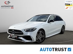 Mercedes-Benz C-klasse Estate - 180 AMG Line|Pano Trekhaak Cruise Camera Stoelverw. Sfeerverlichting Dodehoek Carplay& And