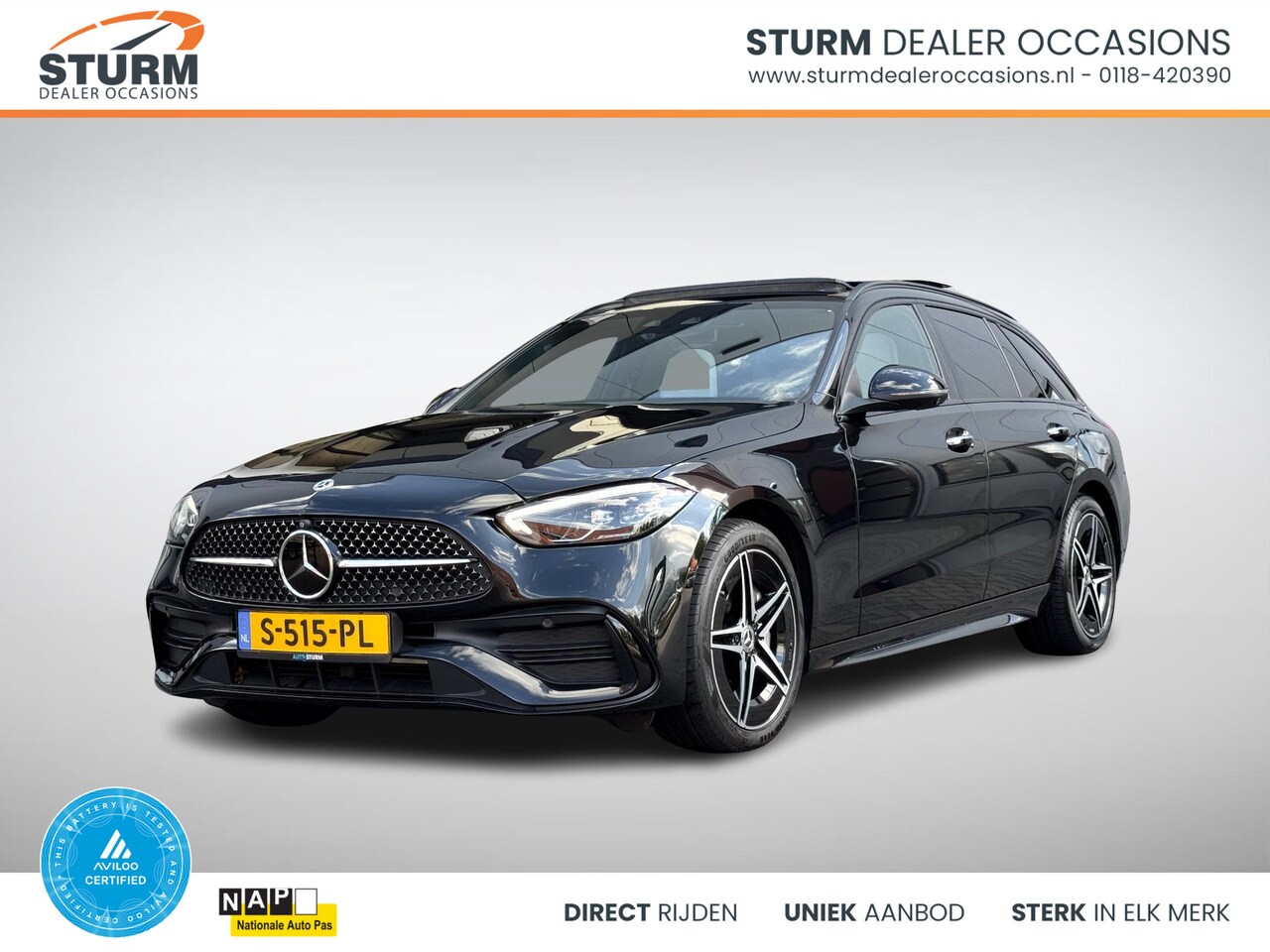 Mercedes-Benz C-klasse Estate - 300 e AMG Line SoH 99% NL-Auto, Volle Opties! NP. € 76.000,- - AutoWereld.nl