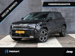 Jeep Avenger - Summit 1.2 e-Hybrid 110pk Automaat SCHUIF-DAK | JBL SOUND | 18''LM | DODE HOEK | ADAPT. CR