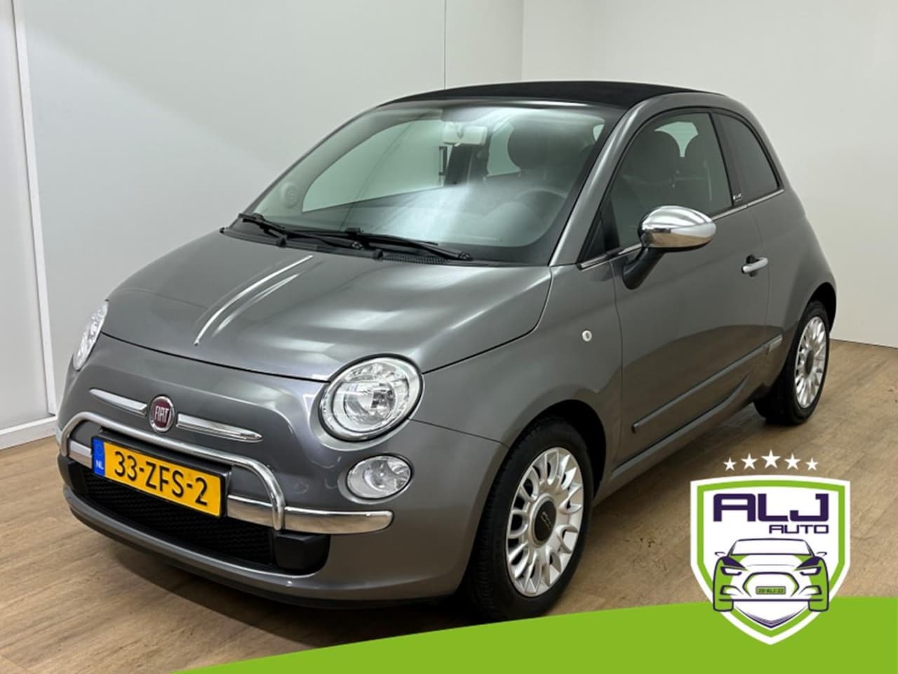 Fiat 500 C - Occasion 0.9 TwinAir Pop | Grijs | Tweedehands Fiat 500 | Cruisecontrol | Airco | Cabrio - AutoWereld.nl