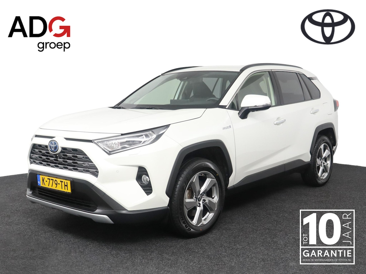 Toyota RAV4 - 2.5 Hybrid AWD Bi-Tone | Panoramic View Monitor | leder | Stoelventilatie | Trekhaak | - AutoWereld.nl