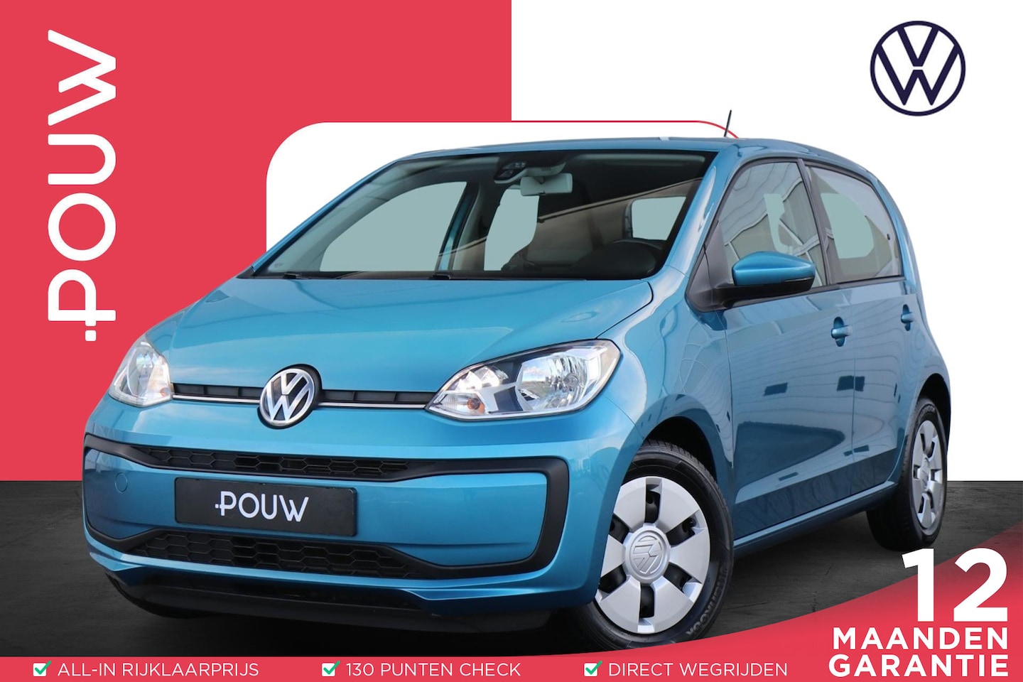 Volkswagen Up! - 1.0 60pk Move up! | Camera | Cruise Control | Airco | Parkeersensoren - AutoWereld.nl