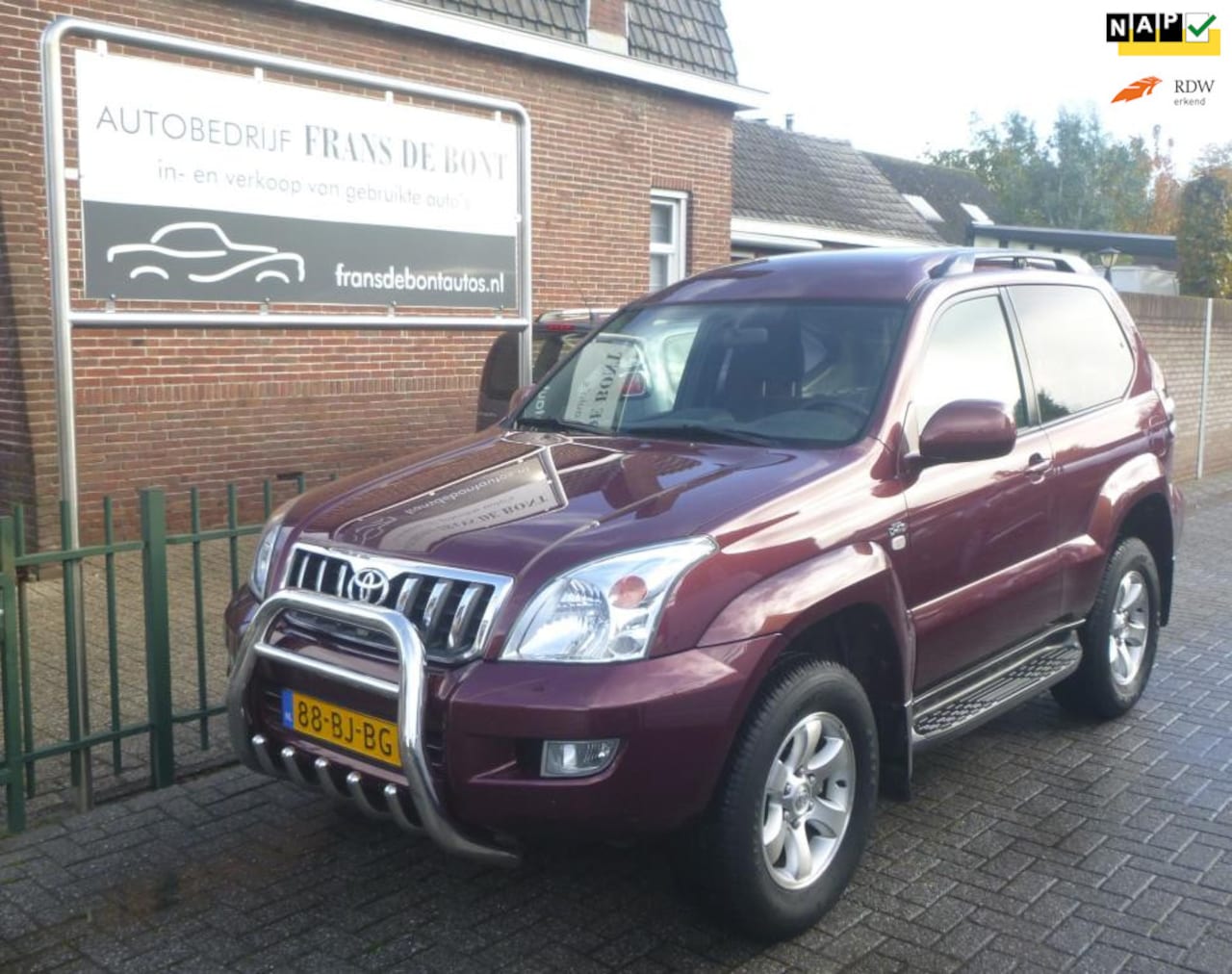 Toyota Land Cruiser - 3.0 D-4D VX HR Blind Van AIRCO NETTE AUTO € 7750 MARGE - AutoWereld.nl