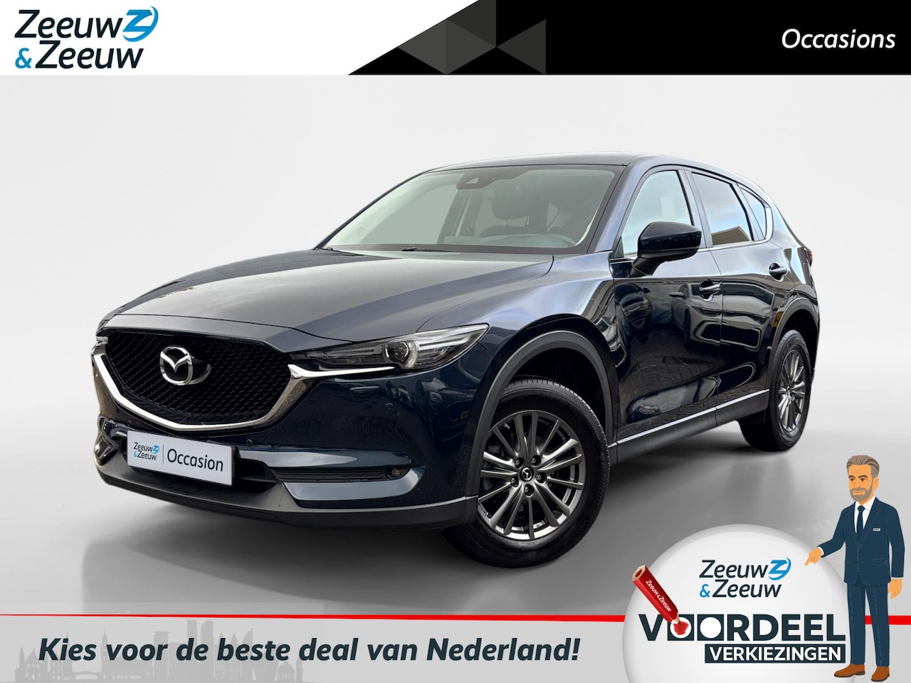 Mazda CX-5 - 2.0 SkyActiv-G 165 TS+ Automaat | Trekhaak (2000KG trekgewicht!) | Achteruitrijcamera | Na - AutoWereld.nl