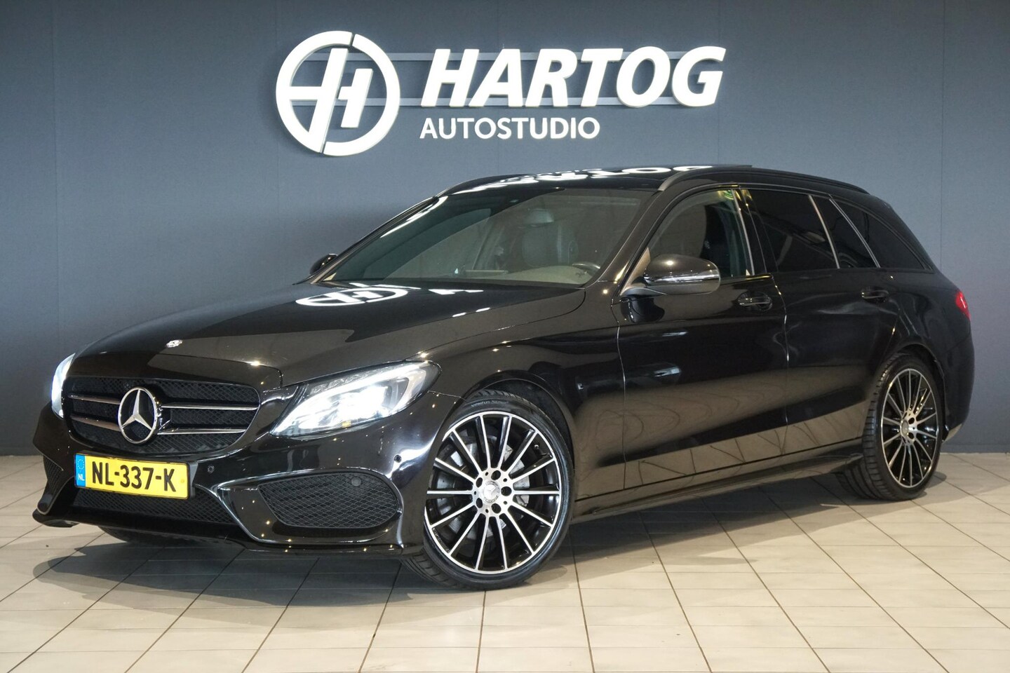 Mercedes-Benz C-klasse Estate - 180 AMG Sport Edition *INCL BTW* + PANODAK / BI-XENON / 19'' LMV / STOELVERWARMING - AutoWereld.nl