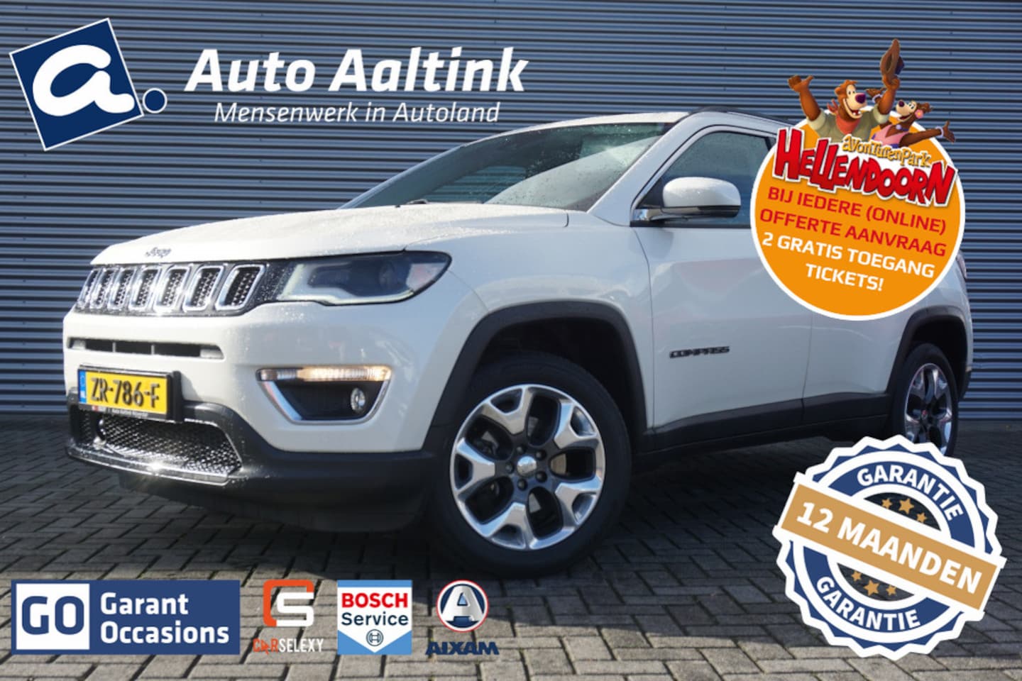 Jeep Compass - 170PK 4x4 AUTOMAAT BEATS AUDIO | WINTERPACK | TREKHAAK | LUXE! - AutoWereld.nl