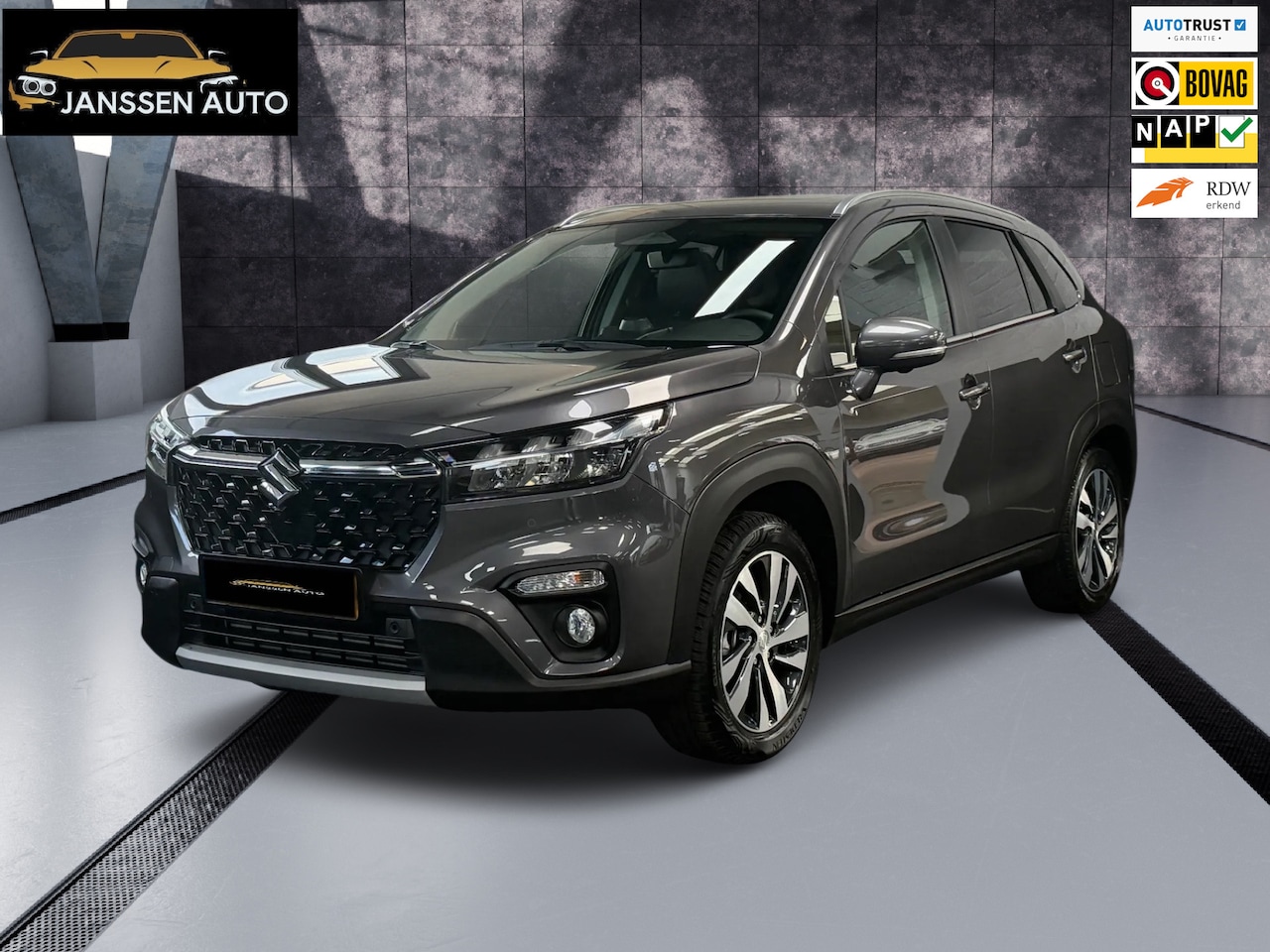 Suzuki S-Cross - 1.4 Boosterjet Style Smart Hybrid | Pano | 360 Camera | 1/2 Leder | Stoelverwarming | NL A - AutoWereld.nl