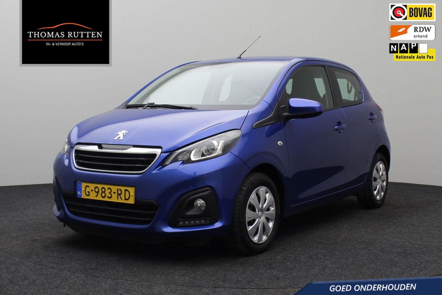 Peugeot 108 - 1.0 e-VTi Active 2019 NAP | Carplay | Airco | Bluetooth | LED | Elektrische ramen | Centra - AutoWereld.nl
