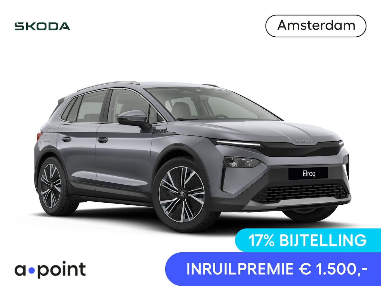 Skoda Elroq - 85 Business Edition | 20" lichtmetalen velgen Neptune | Winter Pakket | Transport Pakket - AutoWereld.nl