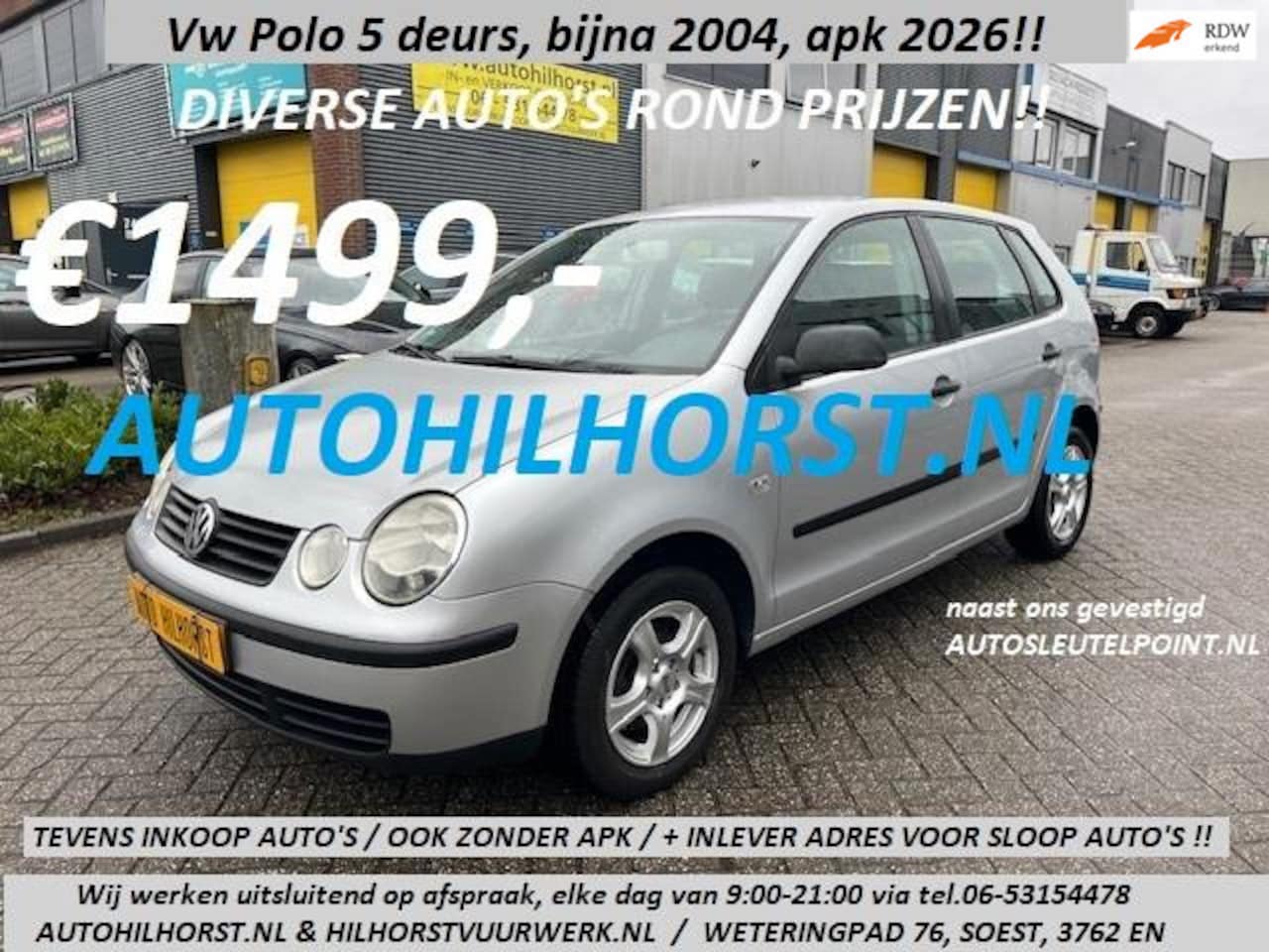 Volkswagen Polo - 1.2-12V Comfortline Leuke 5 deurs polo, apk 2026, enz - AutoWereld.nl