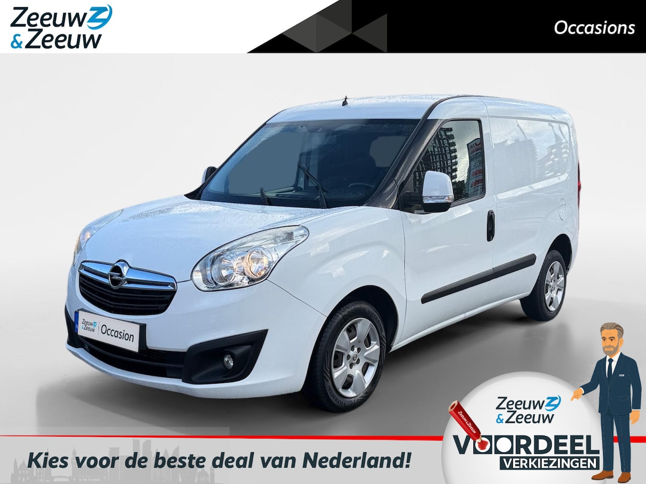 Opel Combo - 1.6 CDTi L1H1 Sport | Marge auto | Trekhaak | 1e Eigenaar | Airco | Telefoon | Radio | - AutoWereld.nl