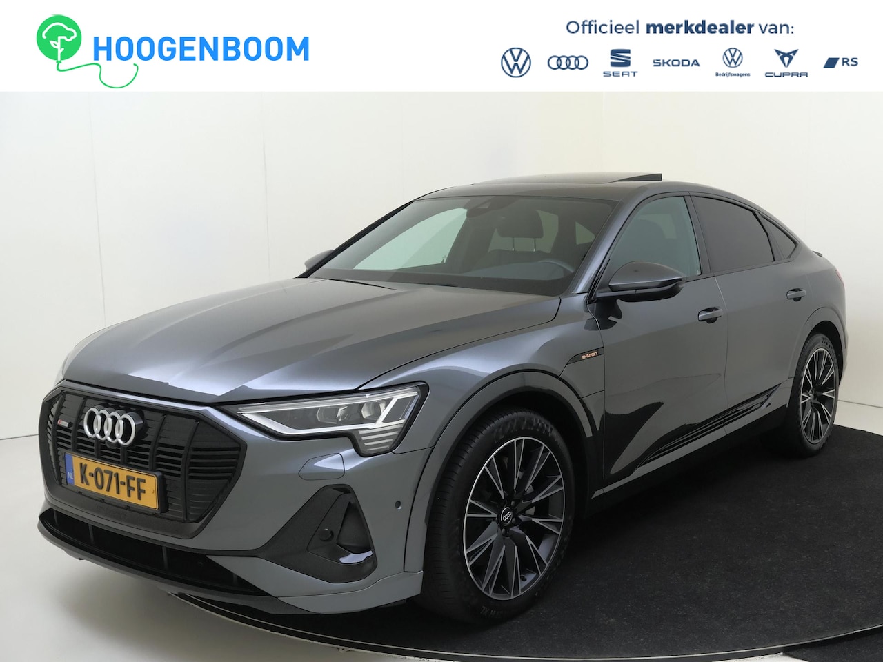Audi e-tron Sportback - 55 quattro S edition 95 kWh | Panoramadak | Luchtvering | 360 camera | Achteruitrijcamera - AutoWereld.nl