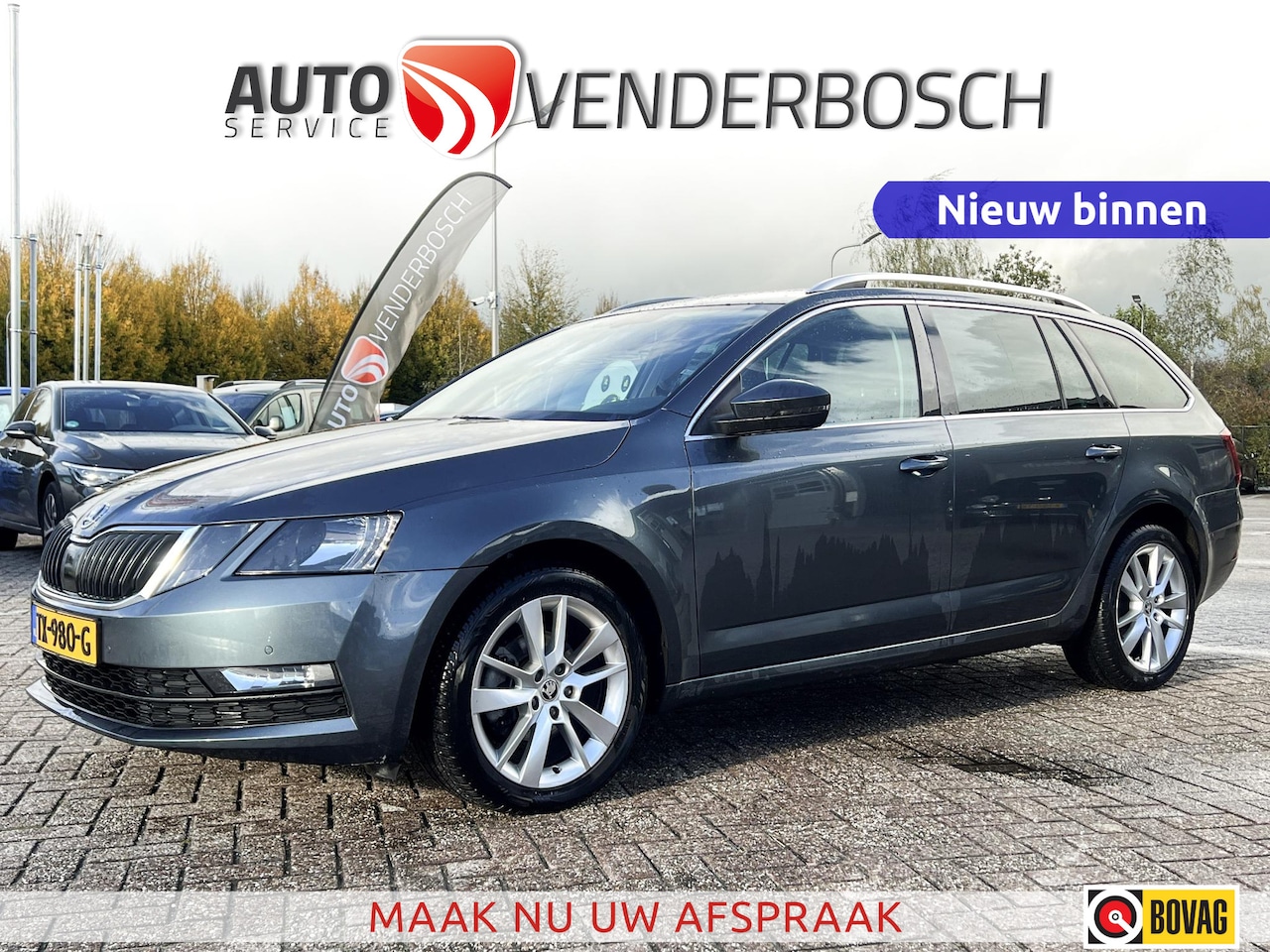 Skoda Octavia Combi - 1.5 TSI Greentech Ambition Business 150pk | CarPlay | Stoelverwarming | Trekhaak 1.500 kg - AutoWereld.nl
