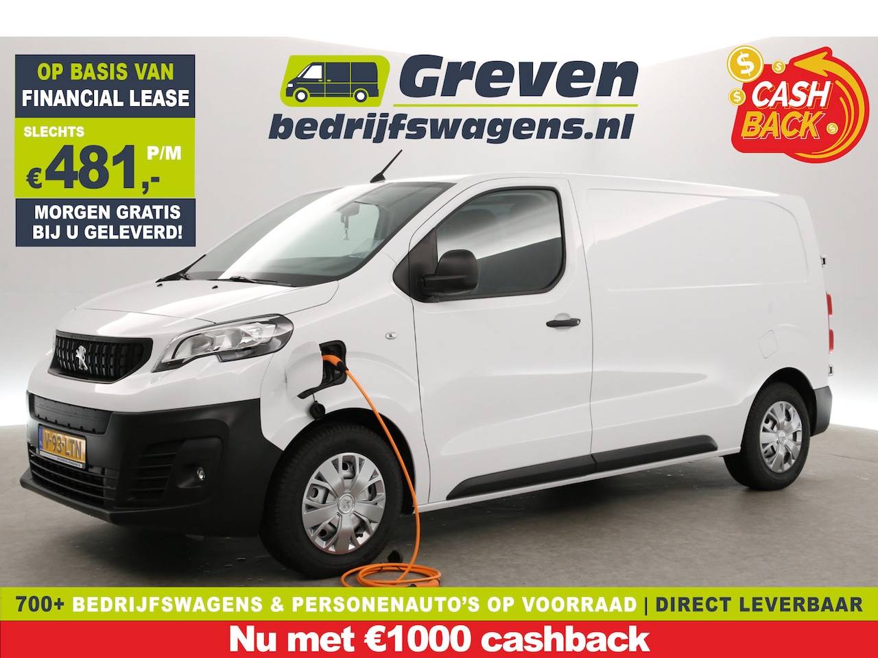 Peugeot e-Expert - L2H1 75 kWh | 2025 | Elektrisch | Airco | 360° Camera | Carplay | Cruise | 3-Zits - AutoWereld.nl