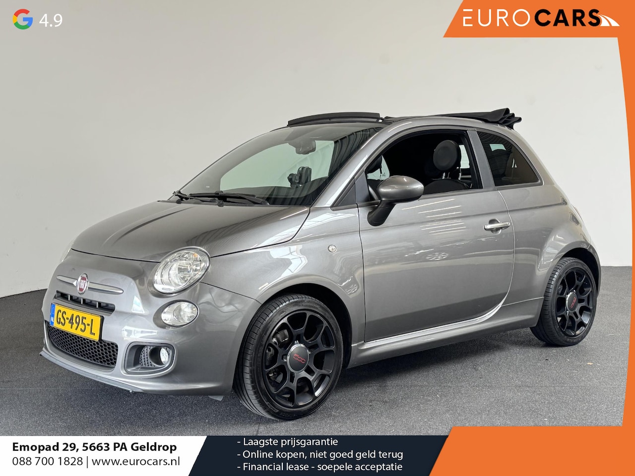 Fiat 500 C - 0.9 TwinAir Turbo 500S CABRIO Climate control - AutoWereld.nl