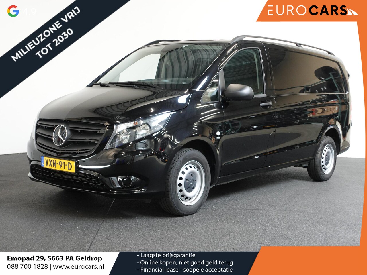 Mercedes-Benz Vito - 114 CDI Lang Automaat Airco Bluetooth Camera Apple Carplay/ Android Auto Cruise control Tr - AutoWereld.nl