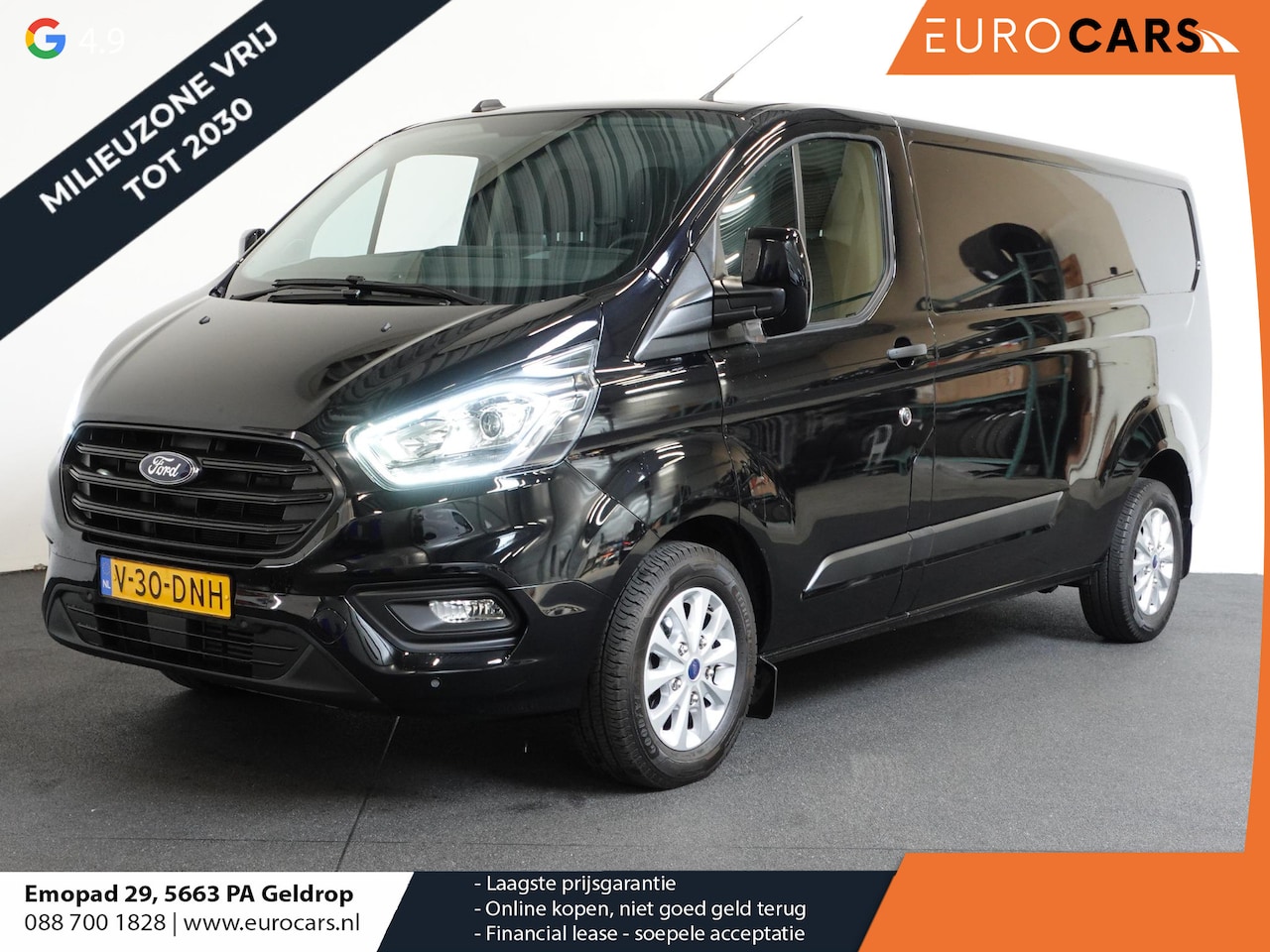 Ford Transit Custom - 300 2.0 TDCI L2H1 Trend Automaat Airco Navigatie Cruisecontrol Camera Parkeersensoren Trek - AutoWereld.nl