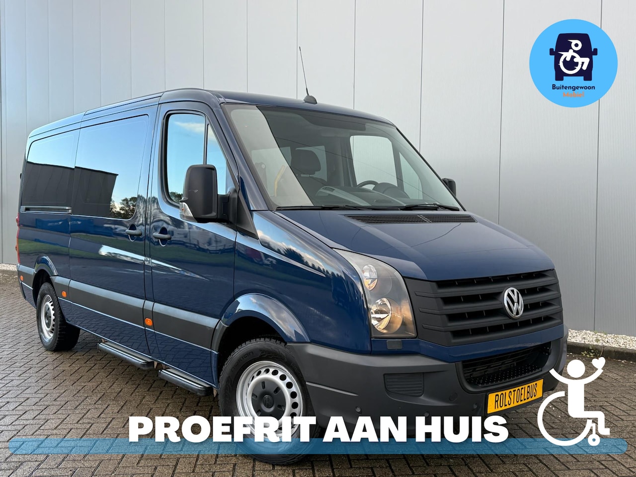 Volkswagen Crafter - Rolstoelbus (Airco) Lang model 4-5 persoons - AutoWereld.nl