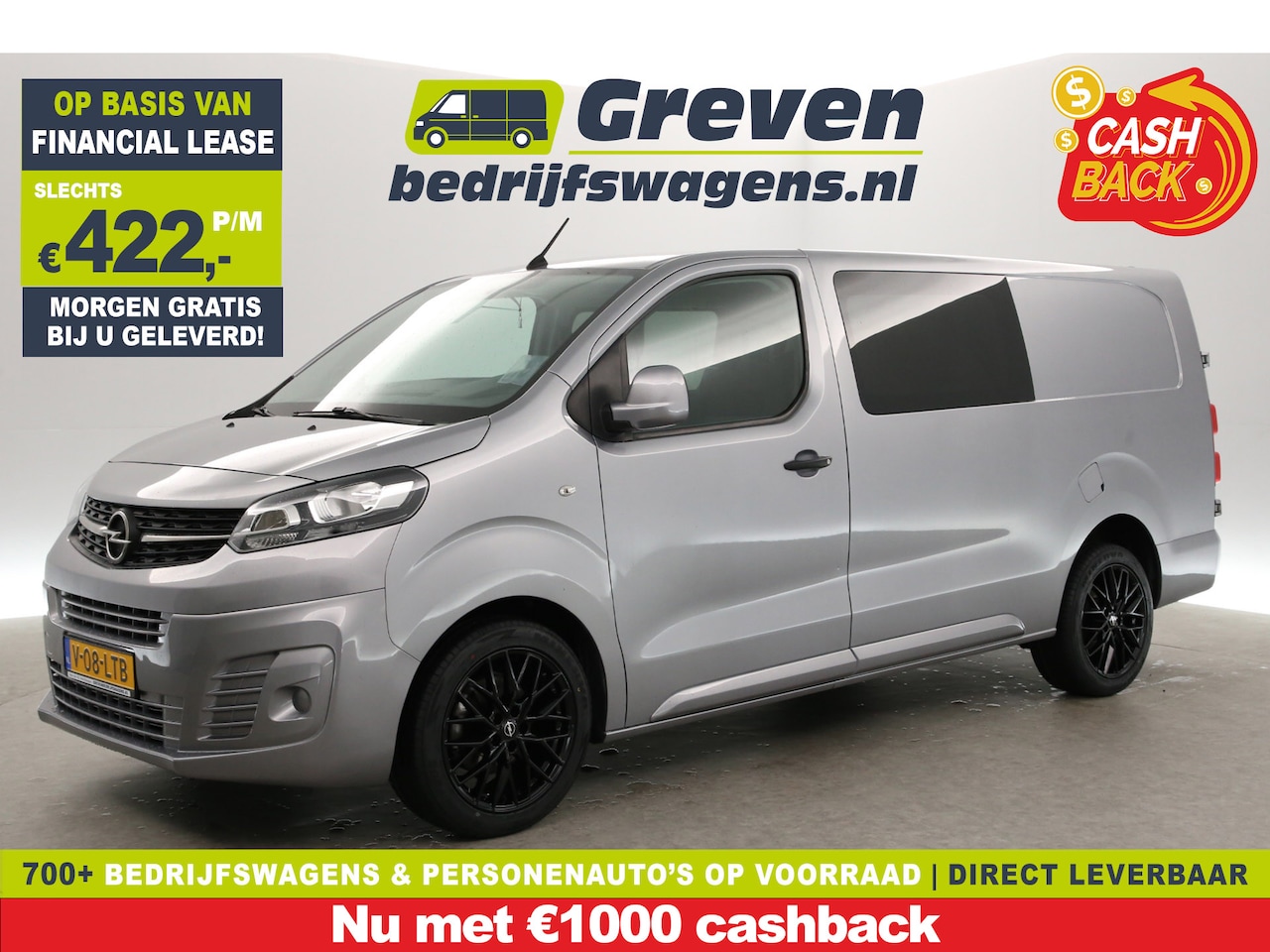 Opel Vivaro - CDTI L3H1 | MARGE | DC | Airco | Cruise | Carplay | Parkeersens. | 18''LMV - AutoWereld.nl
