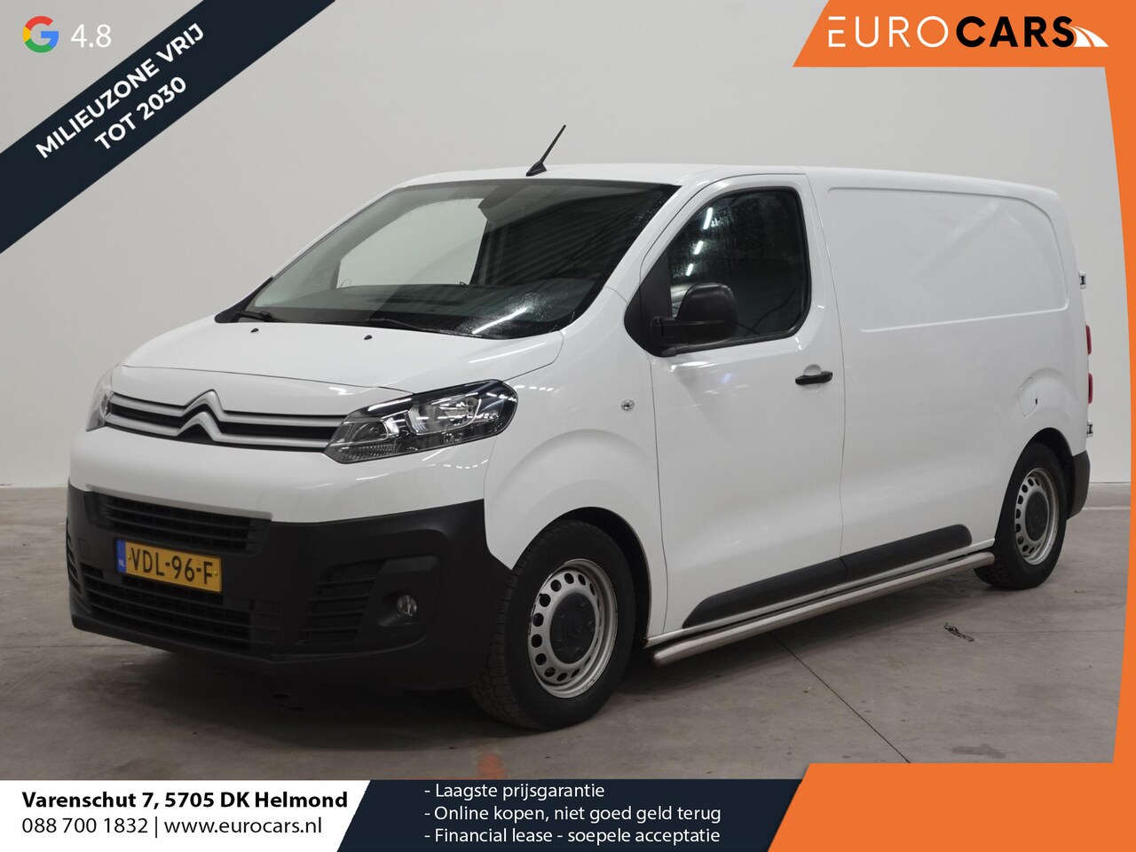 Citroën Jumpy - 95pk L2 Airco Cruise control Parkeersensoren Euro6 Sidebars * - AutoWereld.nl